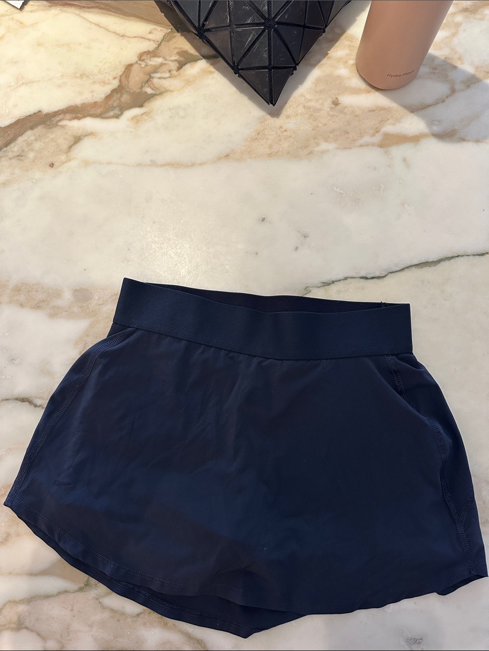 TNA Navy High-Waist Tennis Skirt